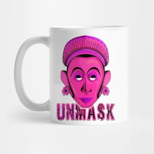 Sri Lankan traditional face masks design Mug